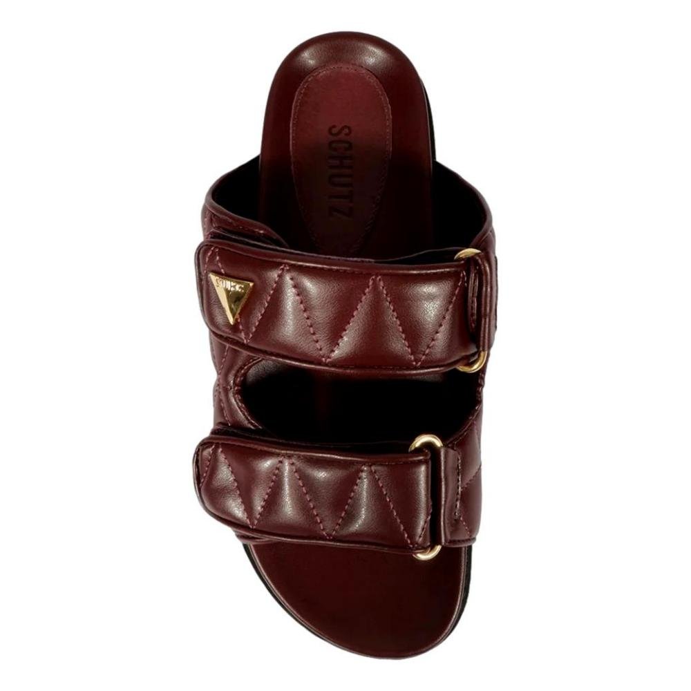 PAPETE SCHUTZ COURO MATELASSÊ FEMININA S215640424 4