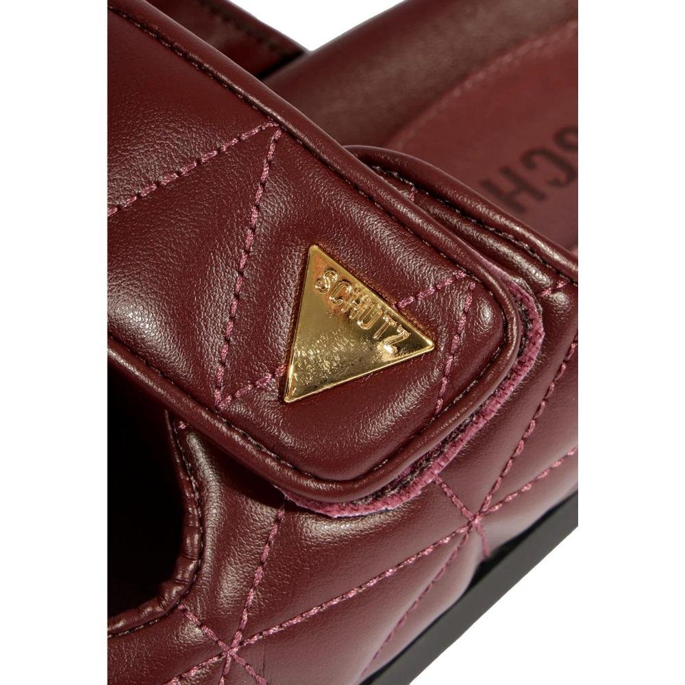 PAPETE SCHUTZ COURO MATELASSÊ FEMININA S215640424 5