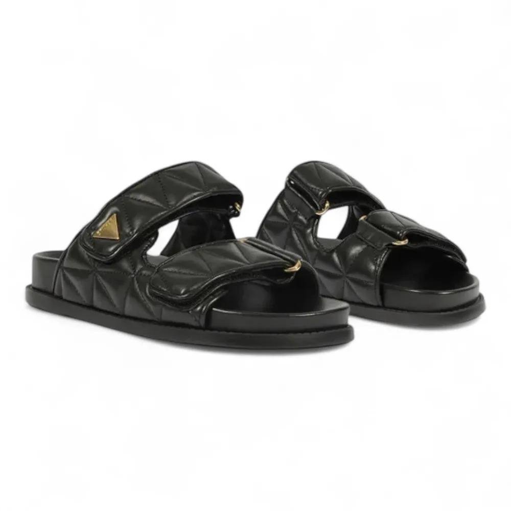 PAPETE SCHUTZ COURO MATELASSÊ FEMININA S215640424 Preto 2