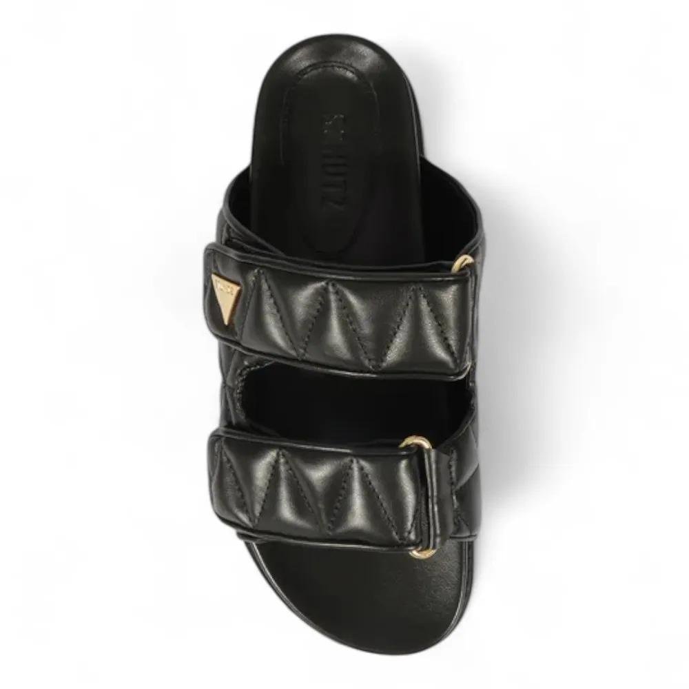 PAPETE SCHUTZ COURO MATELASSÊ FEMININA S215640424 Preto 4