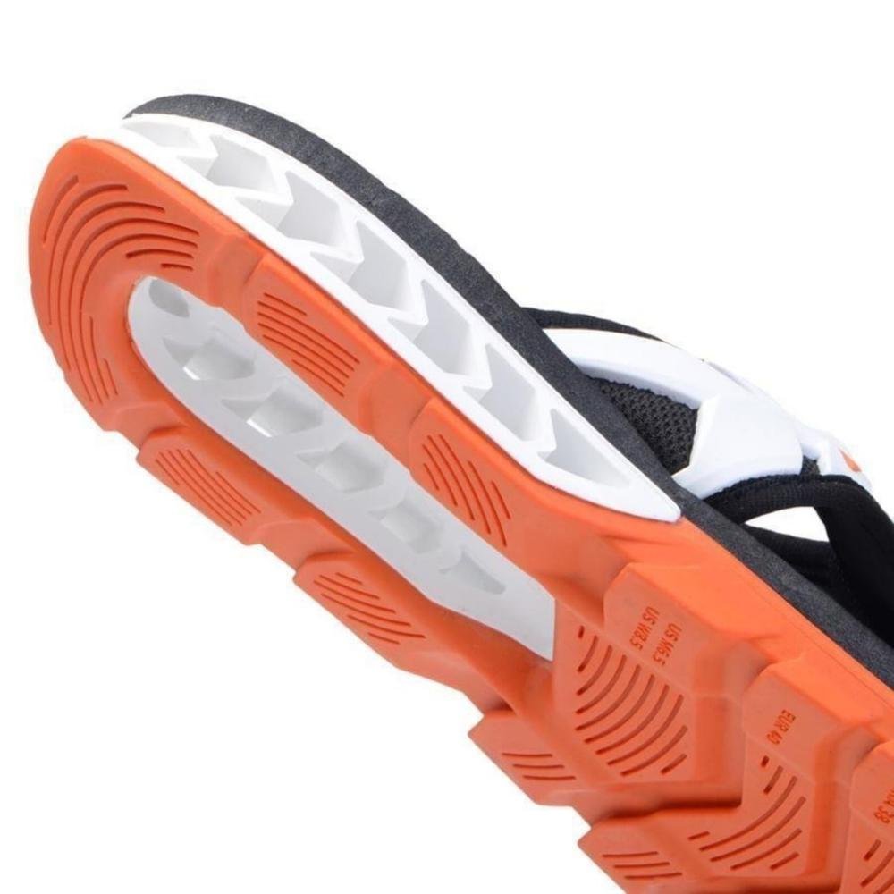 CHINELO KENNER RAKKA MASCULINO DLM Preto/Laranja/Branco 5