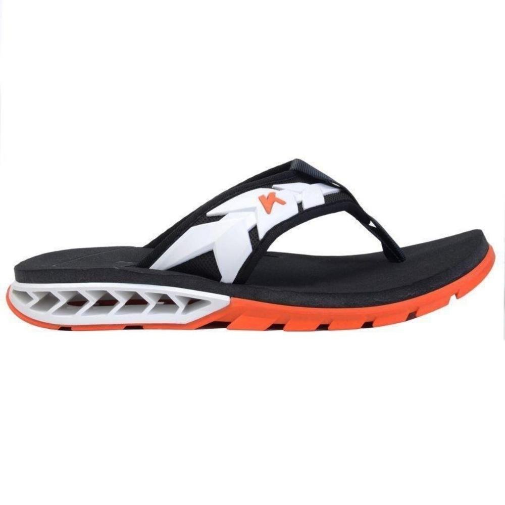 CHINELO KENNER RAKKA MASCULINO DLM Preto/Laranja/Branco 1