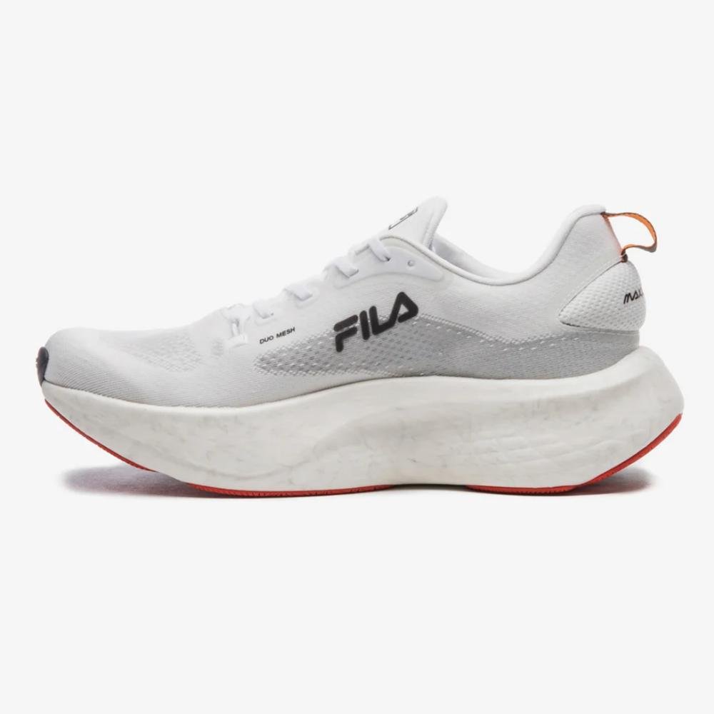 TÊNIS FILA FEMININO FLOAT MAXXI 2 PRO F02R00124 Branco/Laranja/Vermelho 4