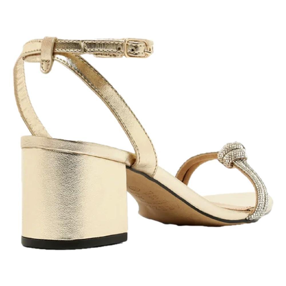 SANDÁLIA AREZZO FEMININA A113380074 Dourado/Cristal 2