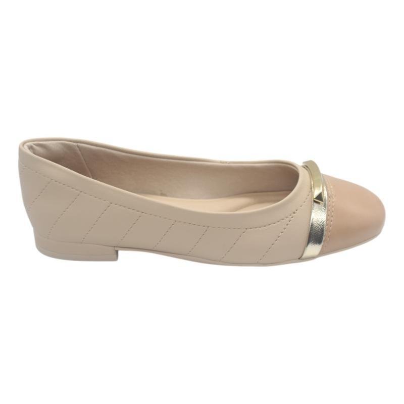 Cor Bege/Nude/Dourado