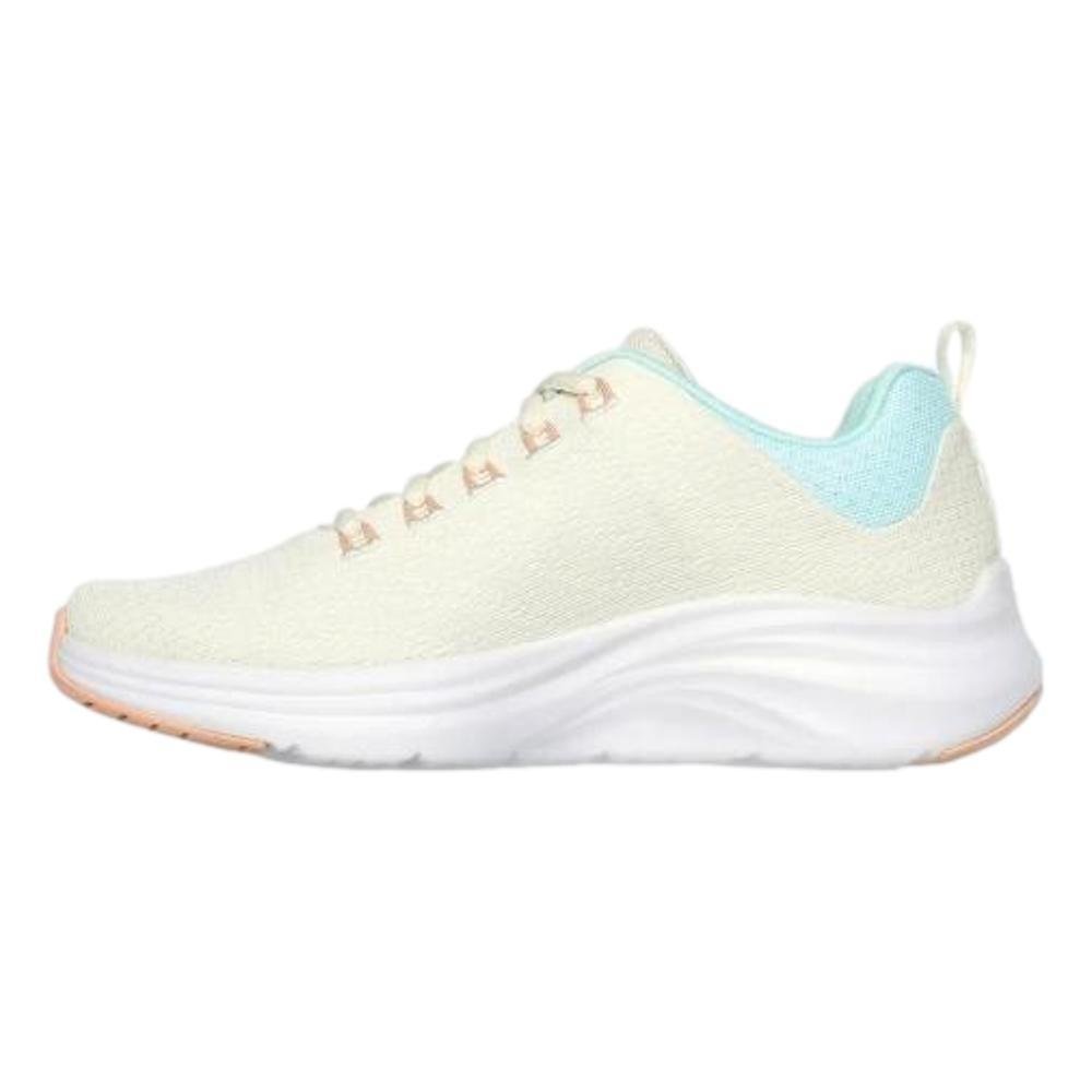 TÊNIS SKECHERS VAPOR FOAM FEMININO 150022 Creme/Azul Claro 2