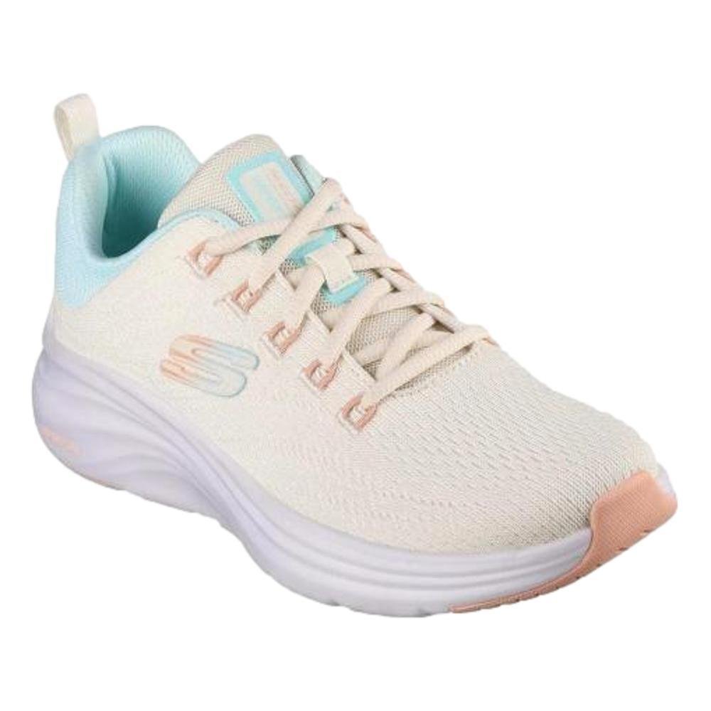 TÊNIS SKECHERS VAPOR FOAM FEMININO 150022 Creme/Azul Claro 3