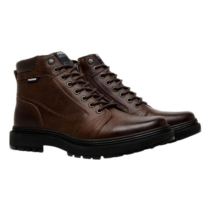 BOTA COURO FREEWAY COTURNO MASCULINO JACK05 Chocolate 3