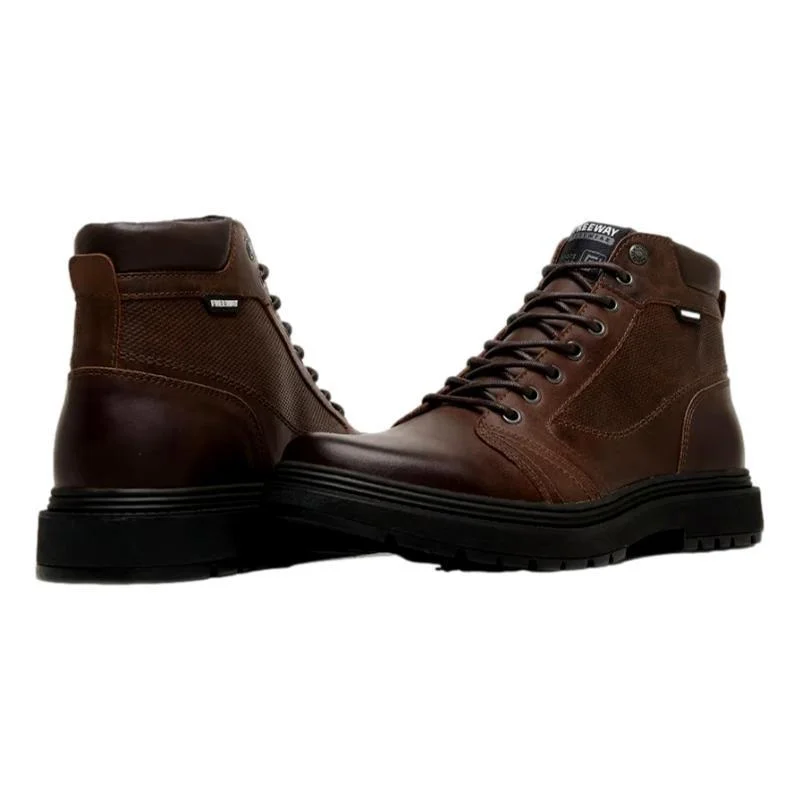 BOTA COURO FREEWAY COTURNO MASCULINO JACK05 Chocolate 4