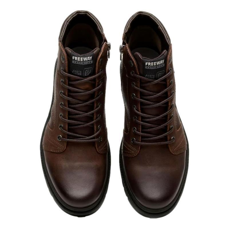 BOTA COURO FREEWAY COTURNO MASCULINO JACK05 Chocolate 5