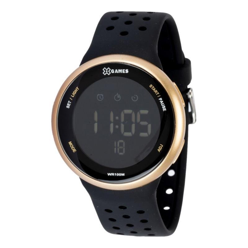 RELÓGIO DIGITAL X-WATCH MASCULINO XMPPD545WPXPX Preto/Dourado 1
