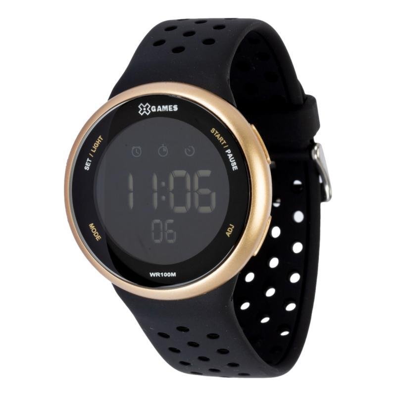 RELÓGIO DIGITAL X-WATCH MASCULINO XMPPD545WPXPX Preto/Dourado 2