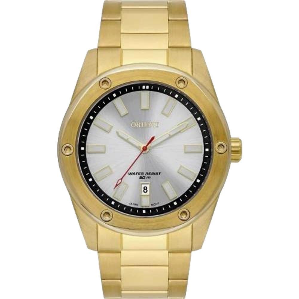 RELÓGIO ORIENT MASCULINO MGSS1265 Dourado/Perola 1