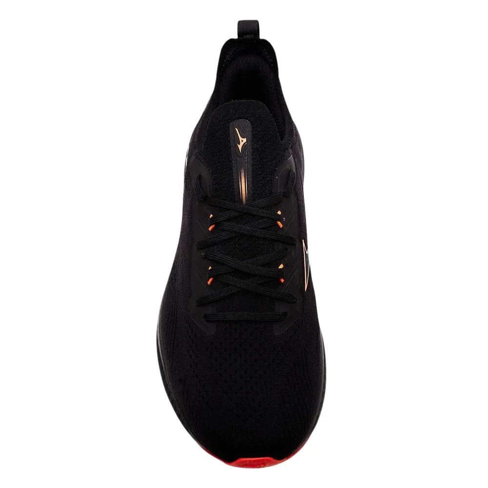 TÊNIS MIZUNO SUNRISE MASCULINO 101061061 Preto/Laranja 2