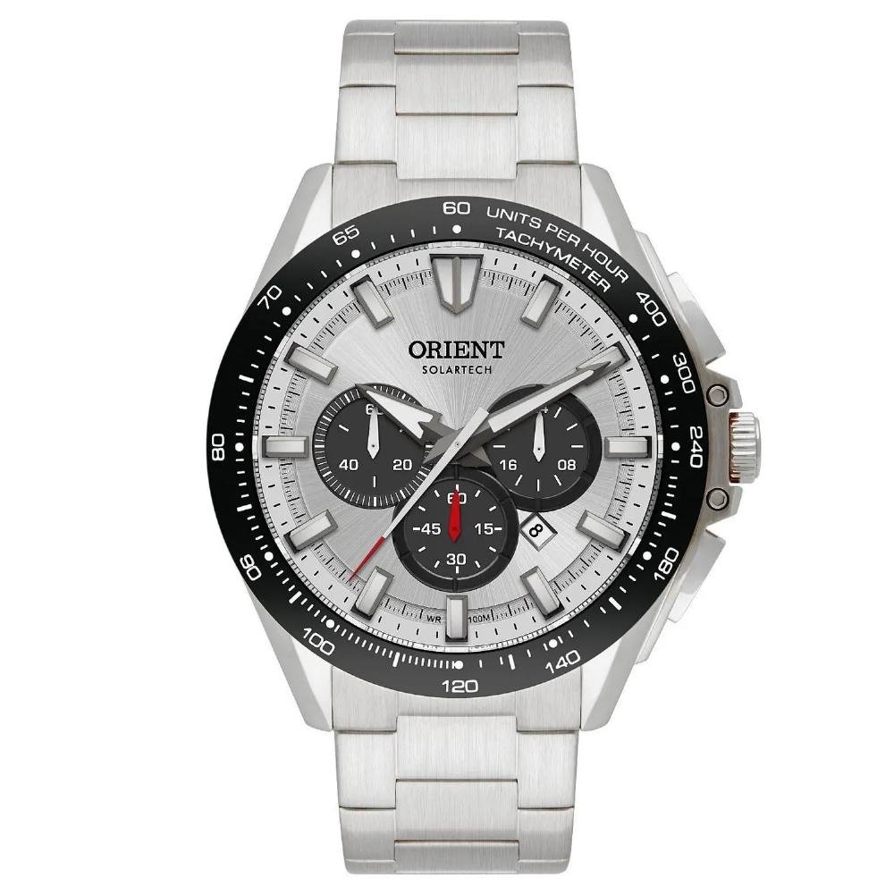 RELÓGIO ORIENT SOLARTECH MASCULINO MBSSC275S1SX Prata 1