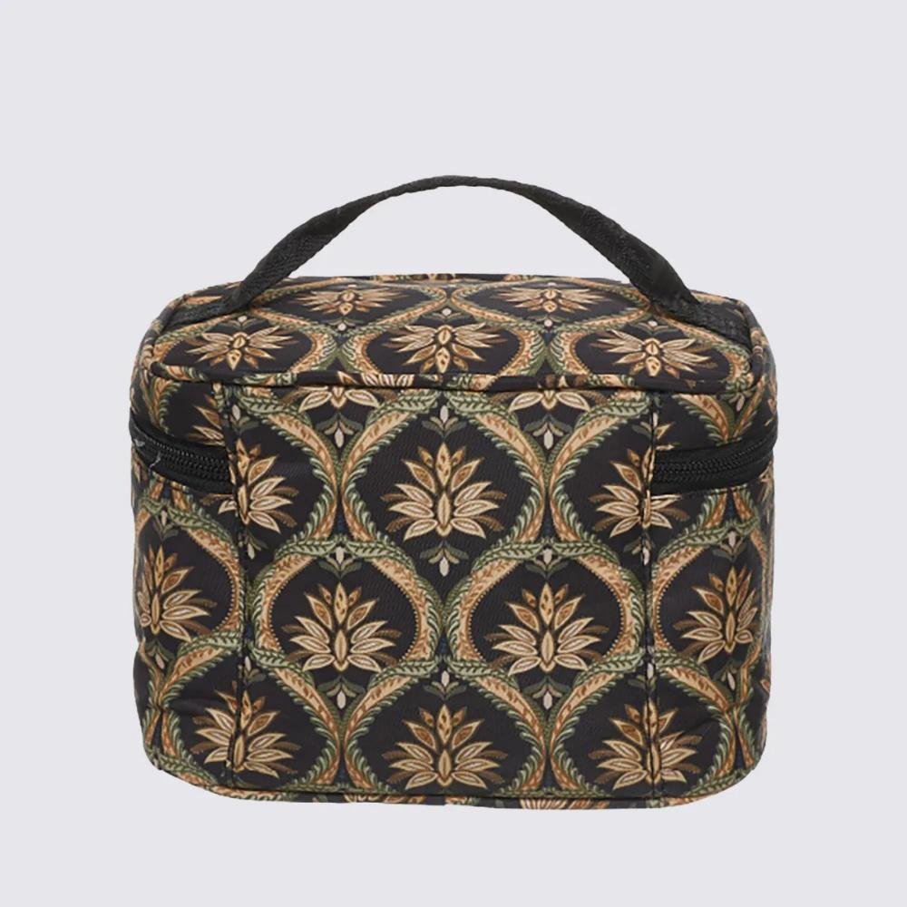 NECESSAIRE FARM ME LEVA JOIA BOHO 78321731 Preto/Verde/Amarelo 2
