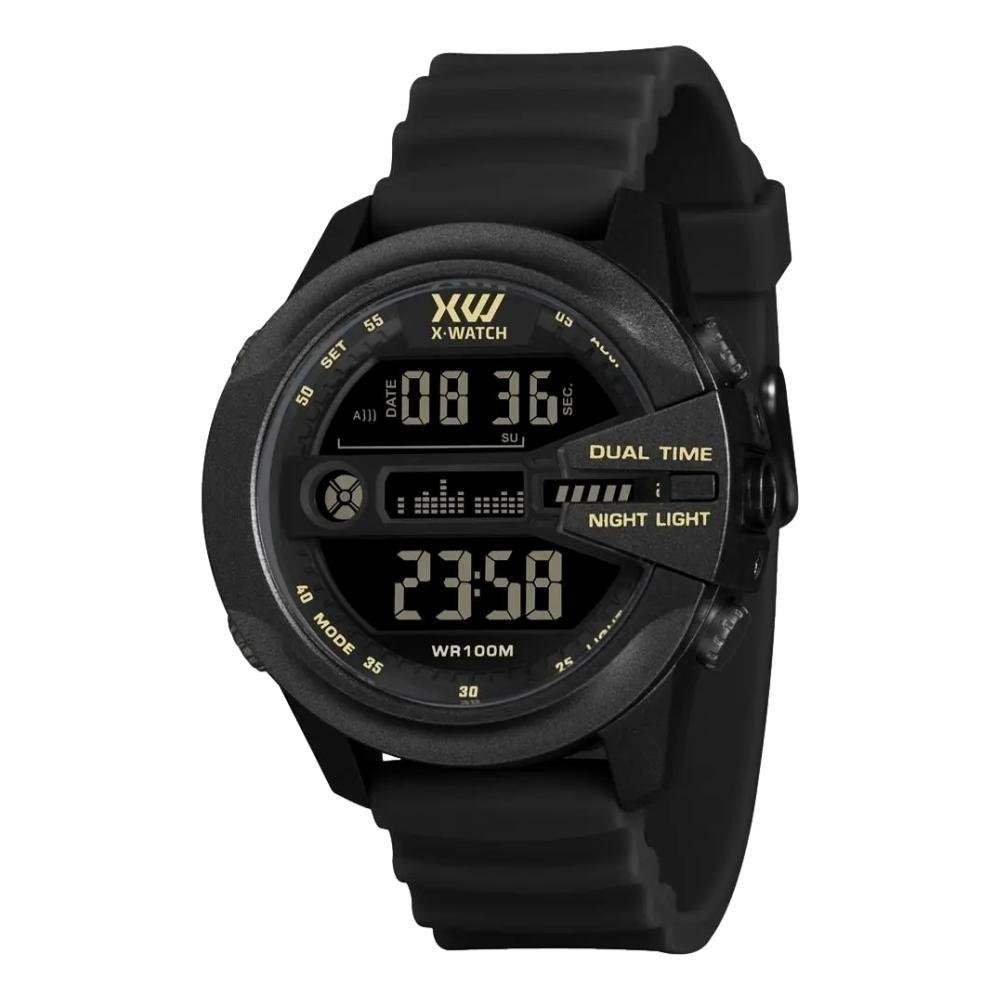 Relógio X-Watch Masculino Ref: Xmppd801 Bxpx Esportivo Digital Preto