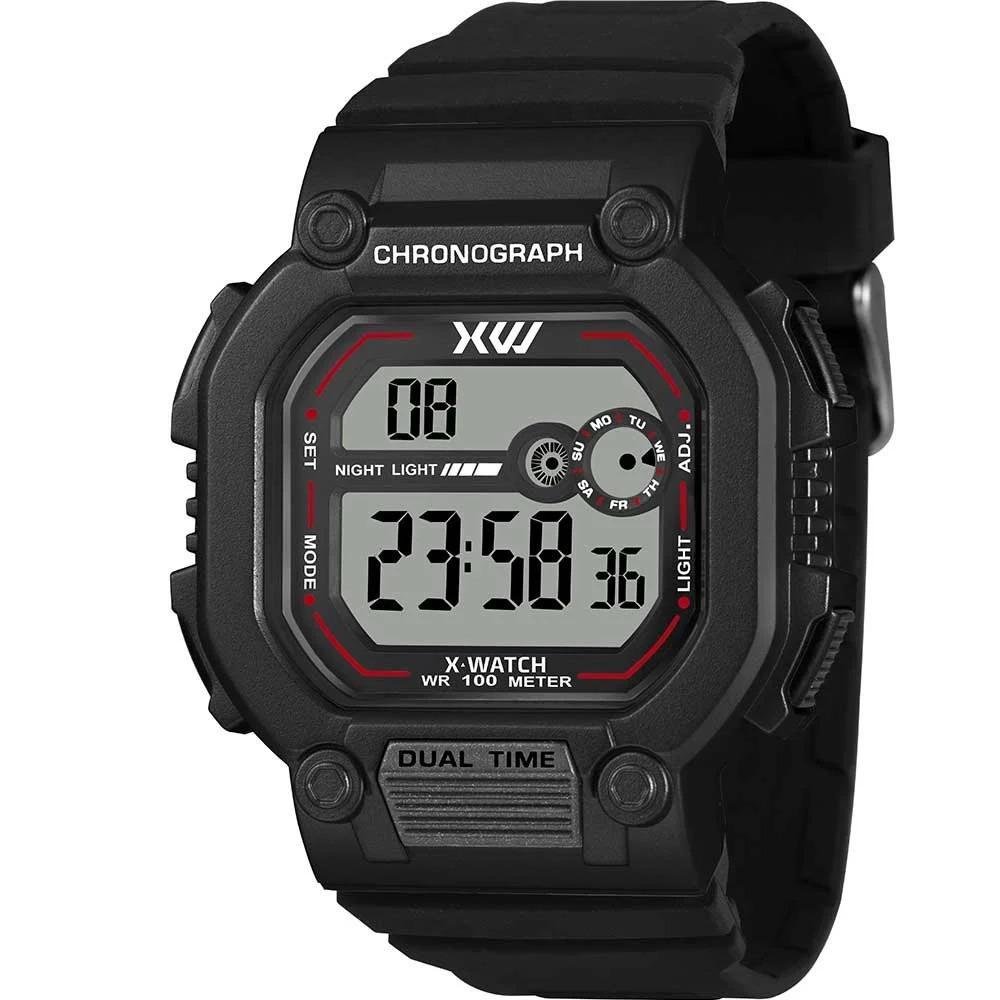 RELÓGIO X-WATCH DIGITAL MASCULINO BXPX XGPPD182BXPX Preto 1