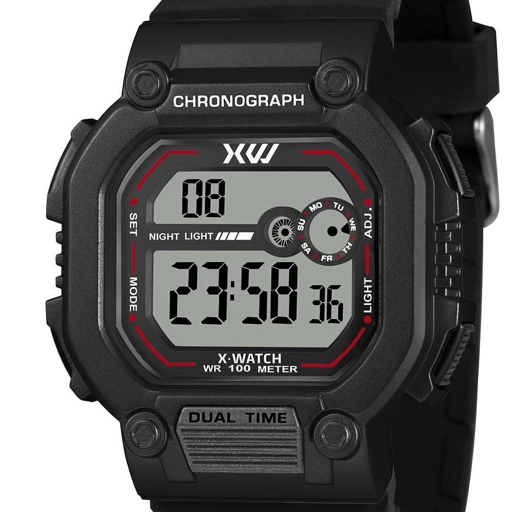 RELÓGIO X-WATCH DIGITAL MASCULINO BXPX XGPPD182BXPX Preto 2