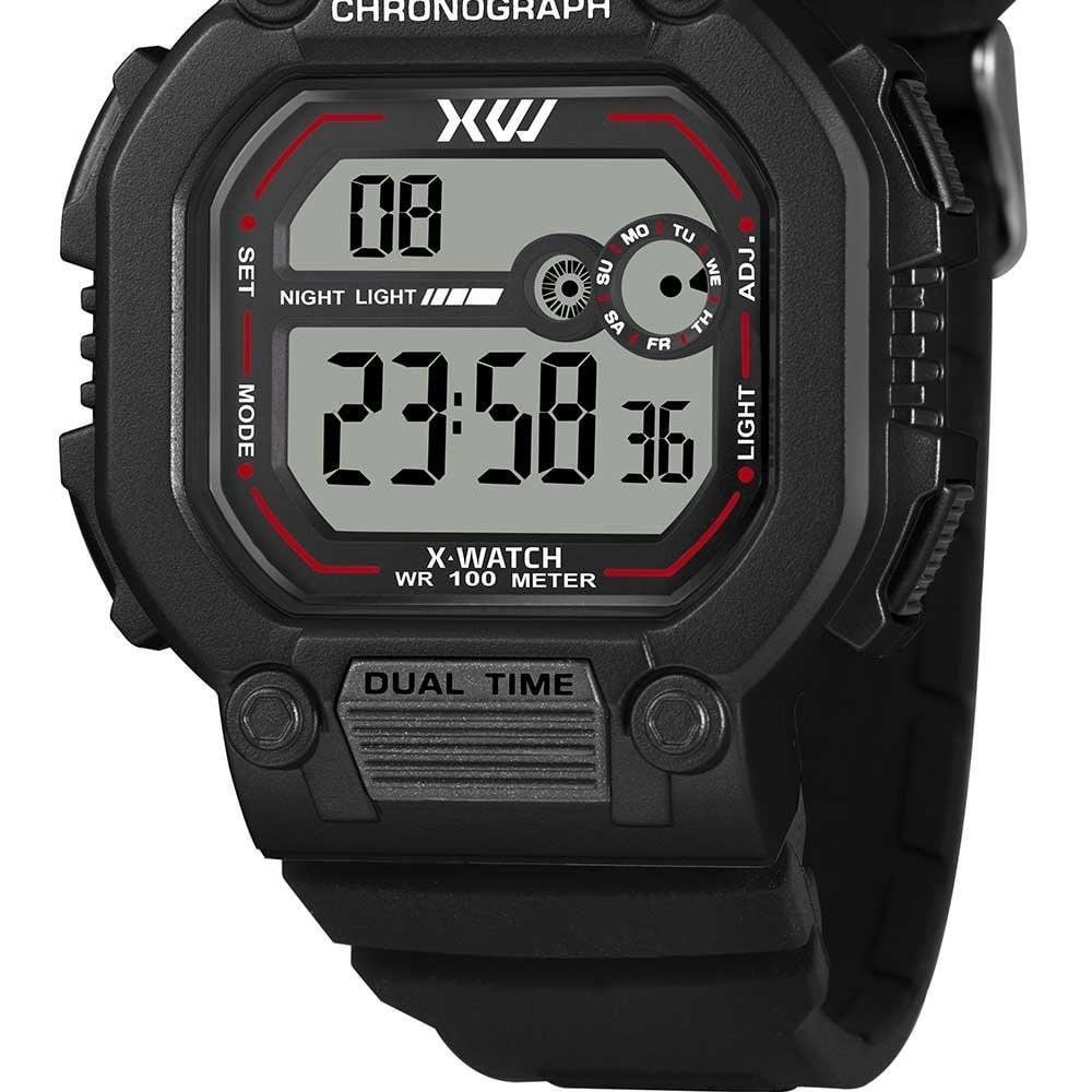 RELÓGIO X-WATCH DIGITAL MASCULINO BXPX XGPPD182BXPX Preto 3