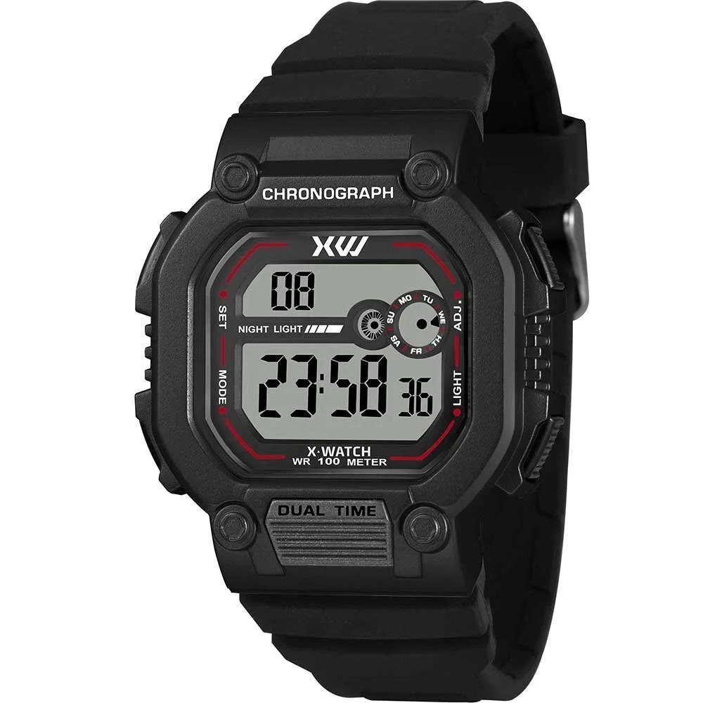 RELÓGIO X-WATCH DIGITAL MASCULINO BXPX XGPPD182BXPX Preto 4