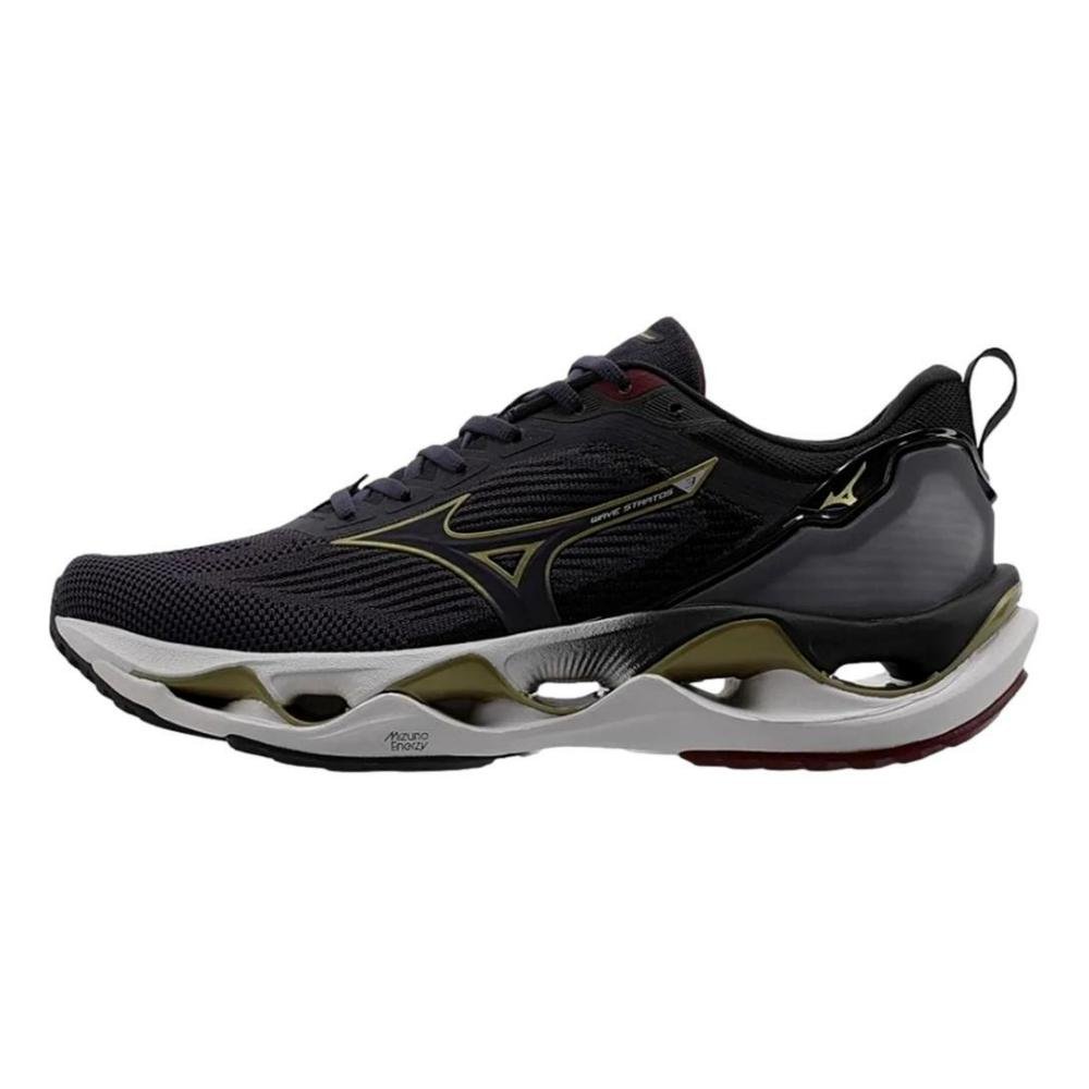 TÊNIS MIZUNO STRATOS 3 MASCULINO 101006006/2 Preto 2