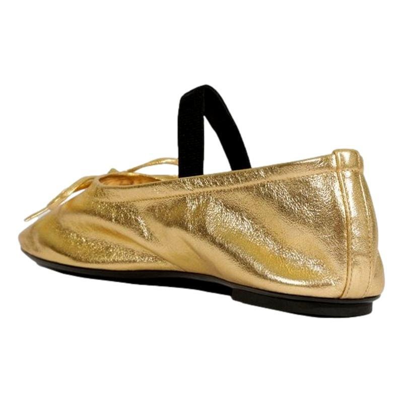 SAPATILHA SCHUTZ COURO FEMININO CLASSIC S219630060 Dourado/Preto 4