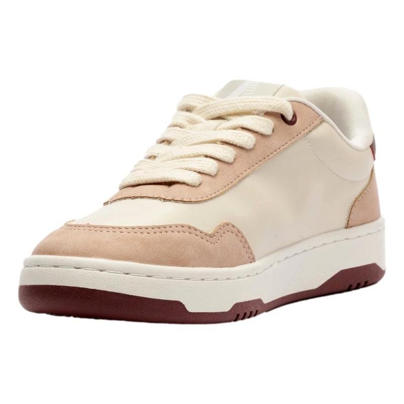 TÊNIS ANACAPRI AC1119 NOBUCK FEMININO C306500002 Branco Off/Rosé/Bordô 2