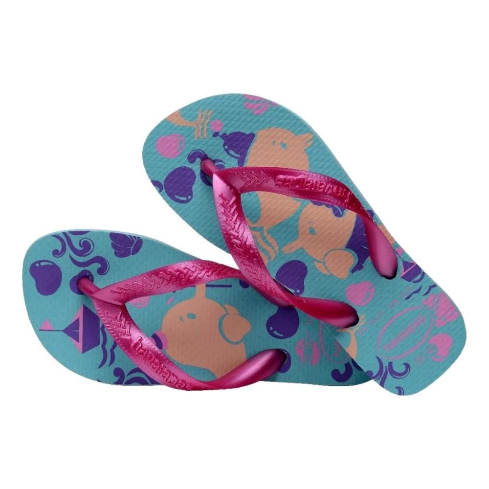 CHINELO HAVAIANAS TOP PETS MENINA 4146823 Azul 4