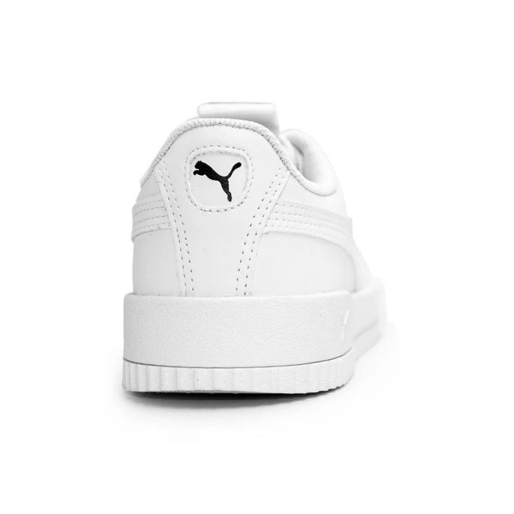 TÊNIS FEMININO PUMA CARINA BOLD BDP 384476 Branco/Preto 4