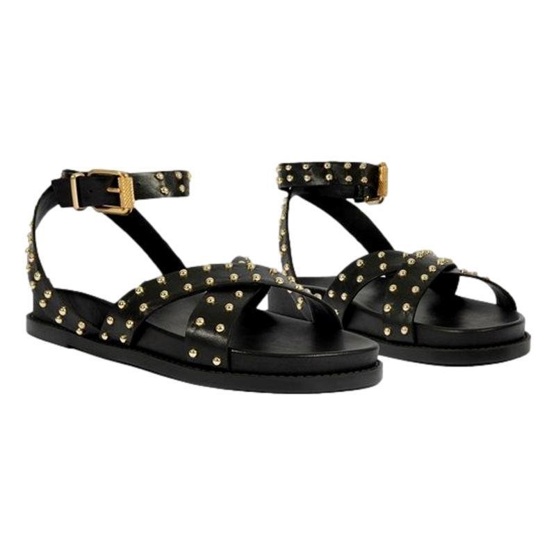 SANDÁLIA PAPETE SCHUTZ COURO FEMININO S215640385 Preto 2