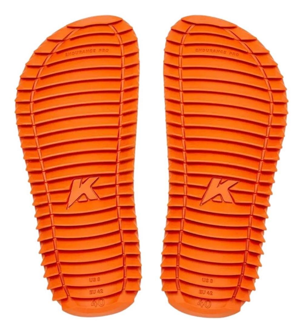 CHINELO KENNER KIVAH LINE MASCULINO DVD Preto/Branco/Laranja 4