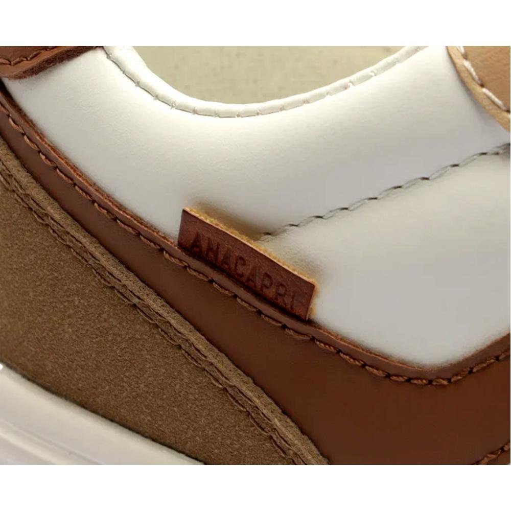 TÊNIS ANACAPRI FEMININO ECO PLAY A C306280001 Branco/Nude/Marrom 5