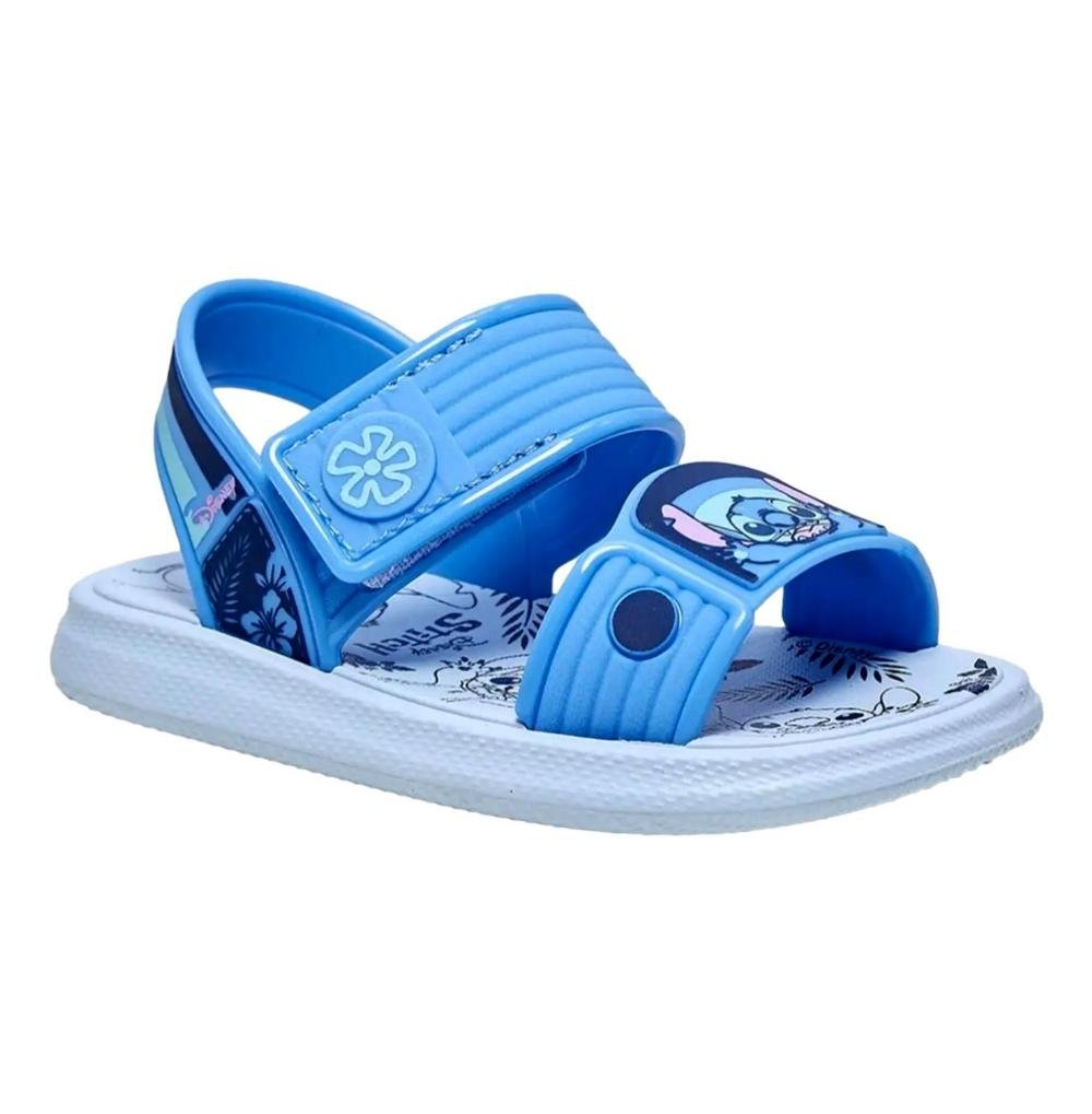 SANDALIA GRENDENE STITCH C/MOCHILA MENINO 23078/3 Azul Claro 2