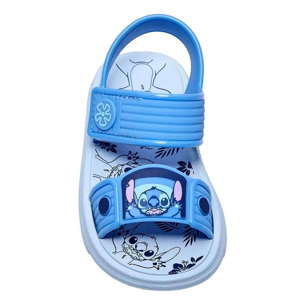 SANDALIA GRENDENE STITCH C/MOCHILA MENINO 23078/3 Azul Claro 3