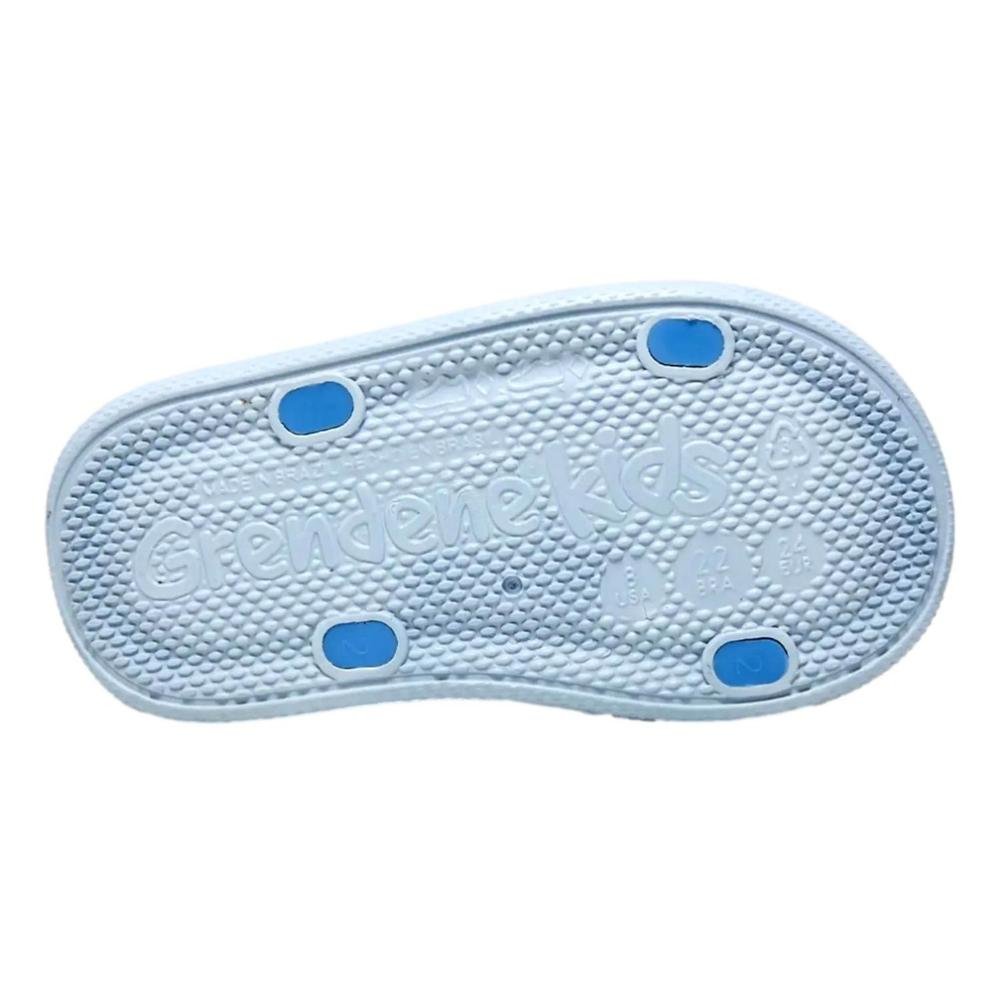 SANDALIA GRENDENE STITCH C/MOCHILA MENINO 23078/3 Azul Claro 4