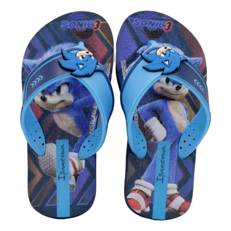 CHINELO SONIC GRENDENE SPEEDRUN MENINO 27406 Azul 3