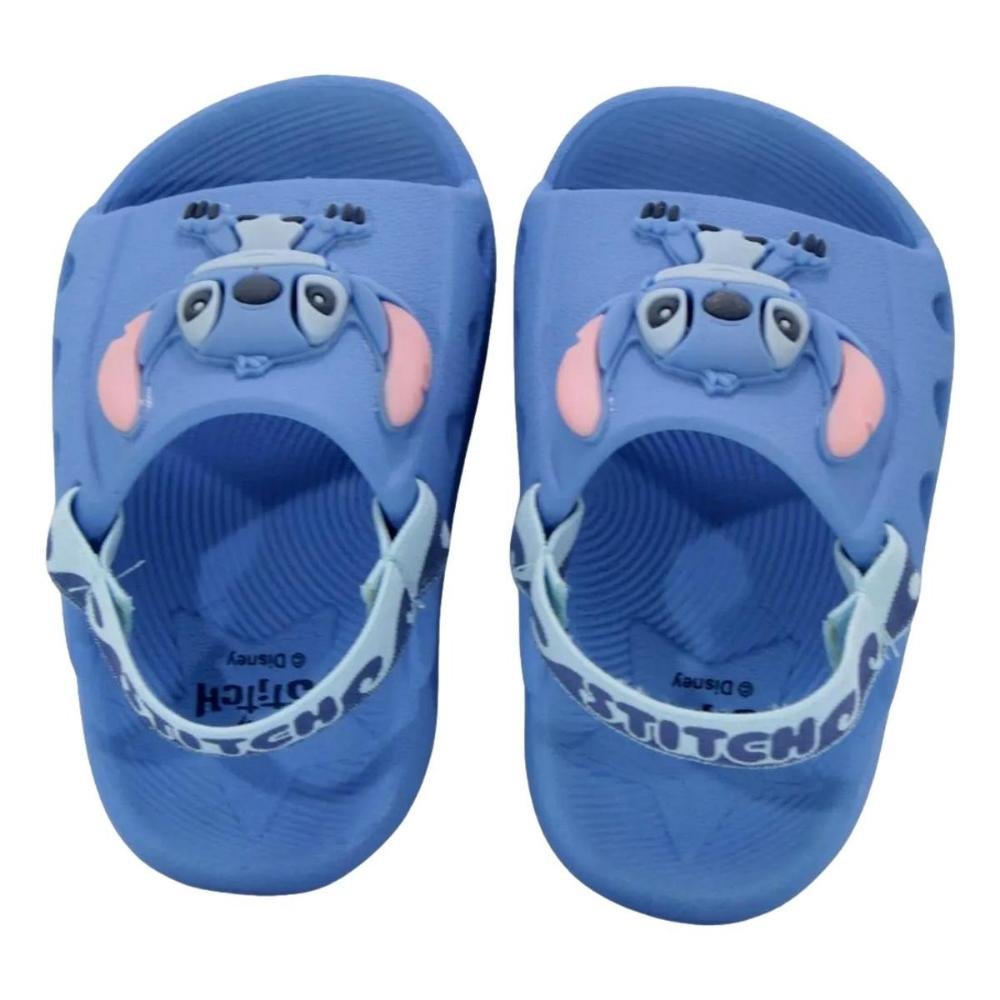 SANDÁLIA STITCH GRENDENE DISNEY QUERIDOS MENINO 22993 Azul 3