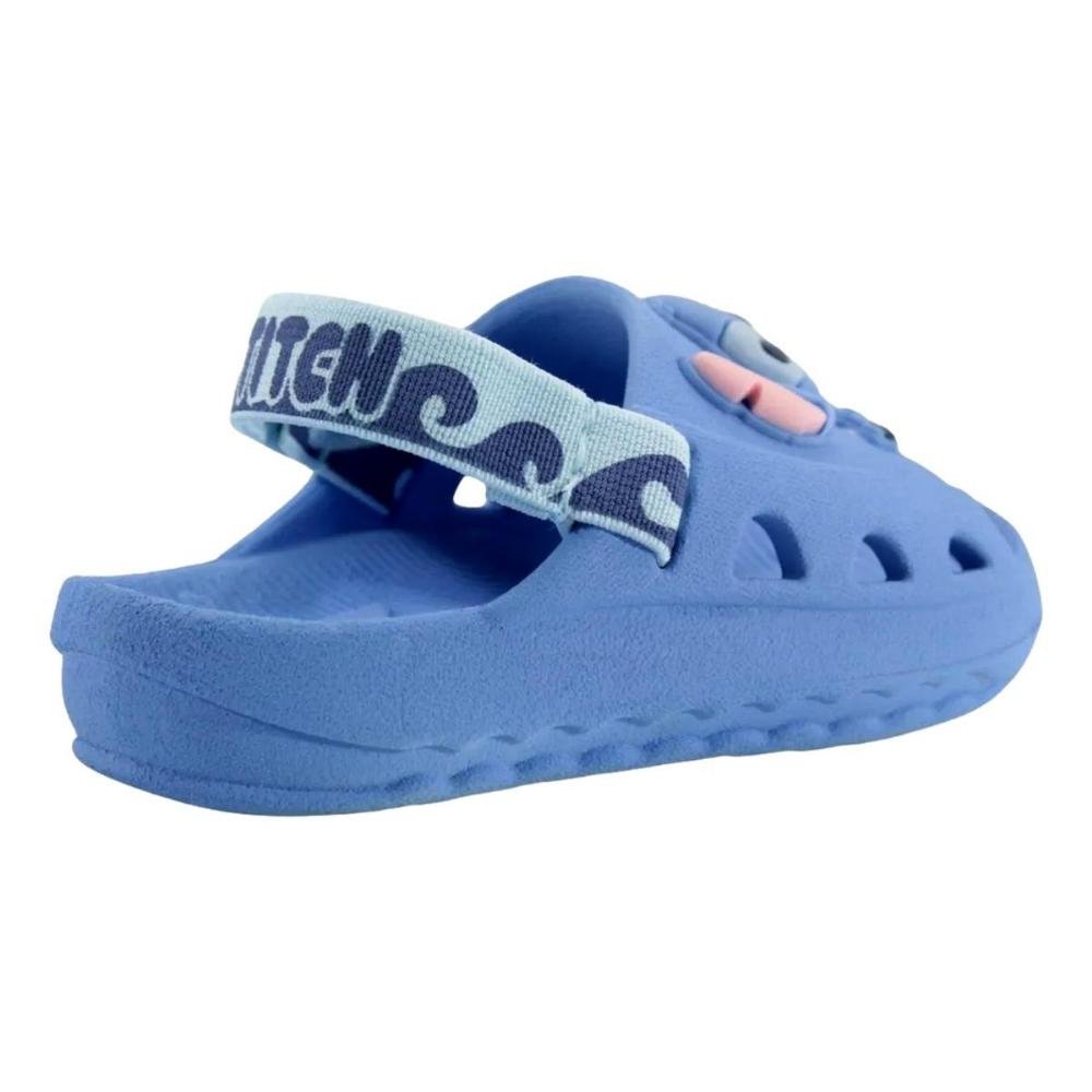 SANDÁLIA STITCH GRENDENE DISNEY QUERIDOS MENINO 22993 Azul 4