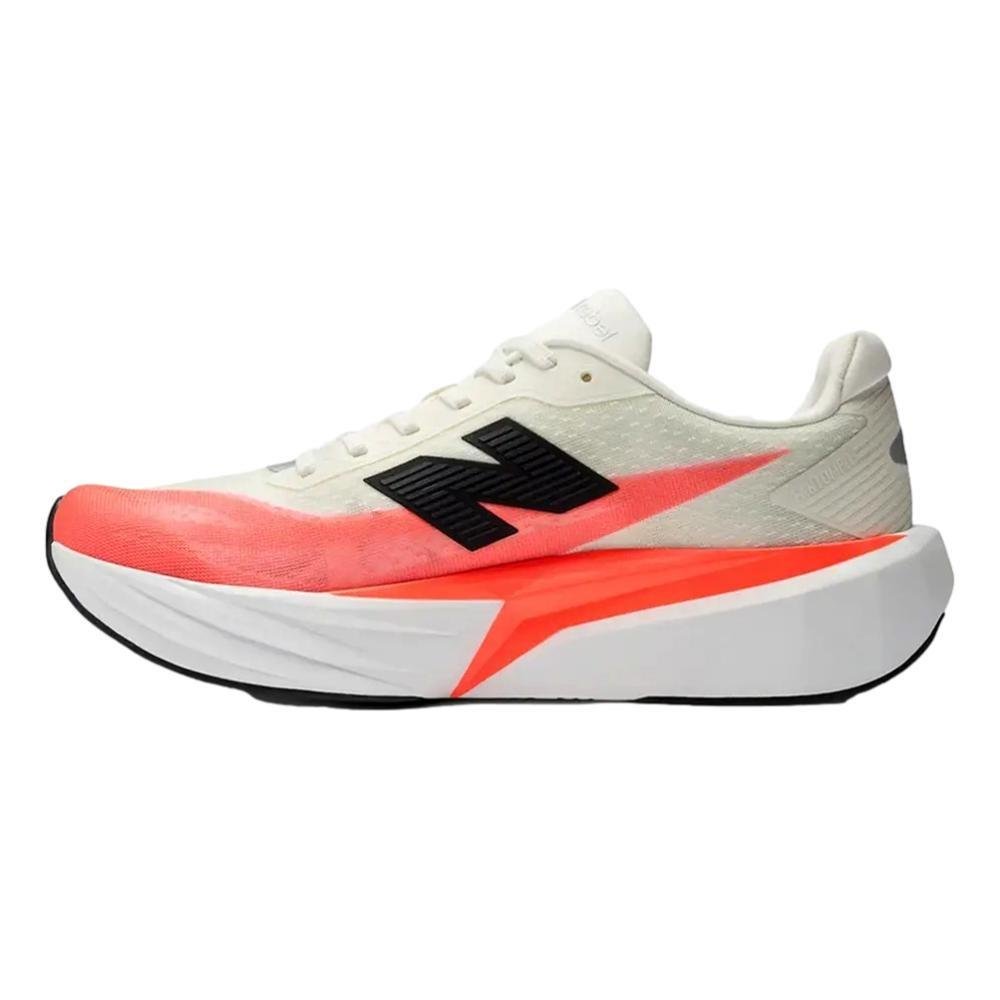 TÊNIS NEW BALANCE FUELCELL REBEL V5 MASCULINO MFCXLV5 Bege/Coral 2