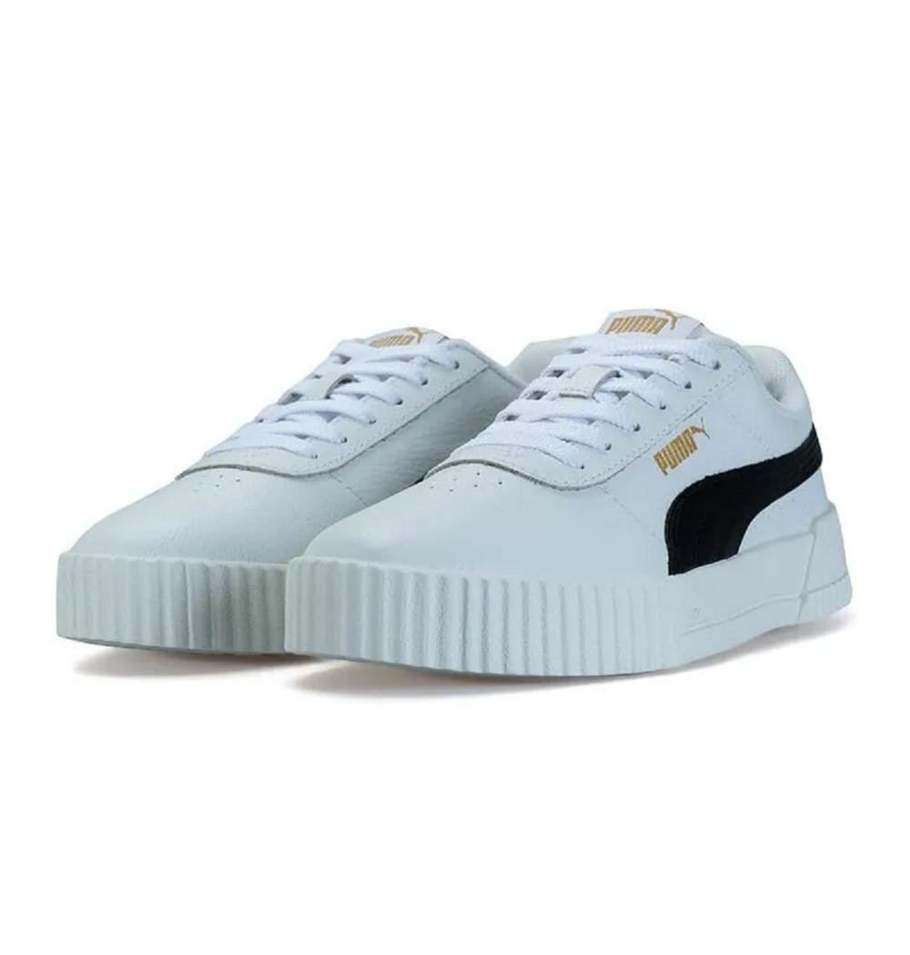 TÊNIS FEMININO PUMA CARINA L 375565 Branco/Preto 4