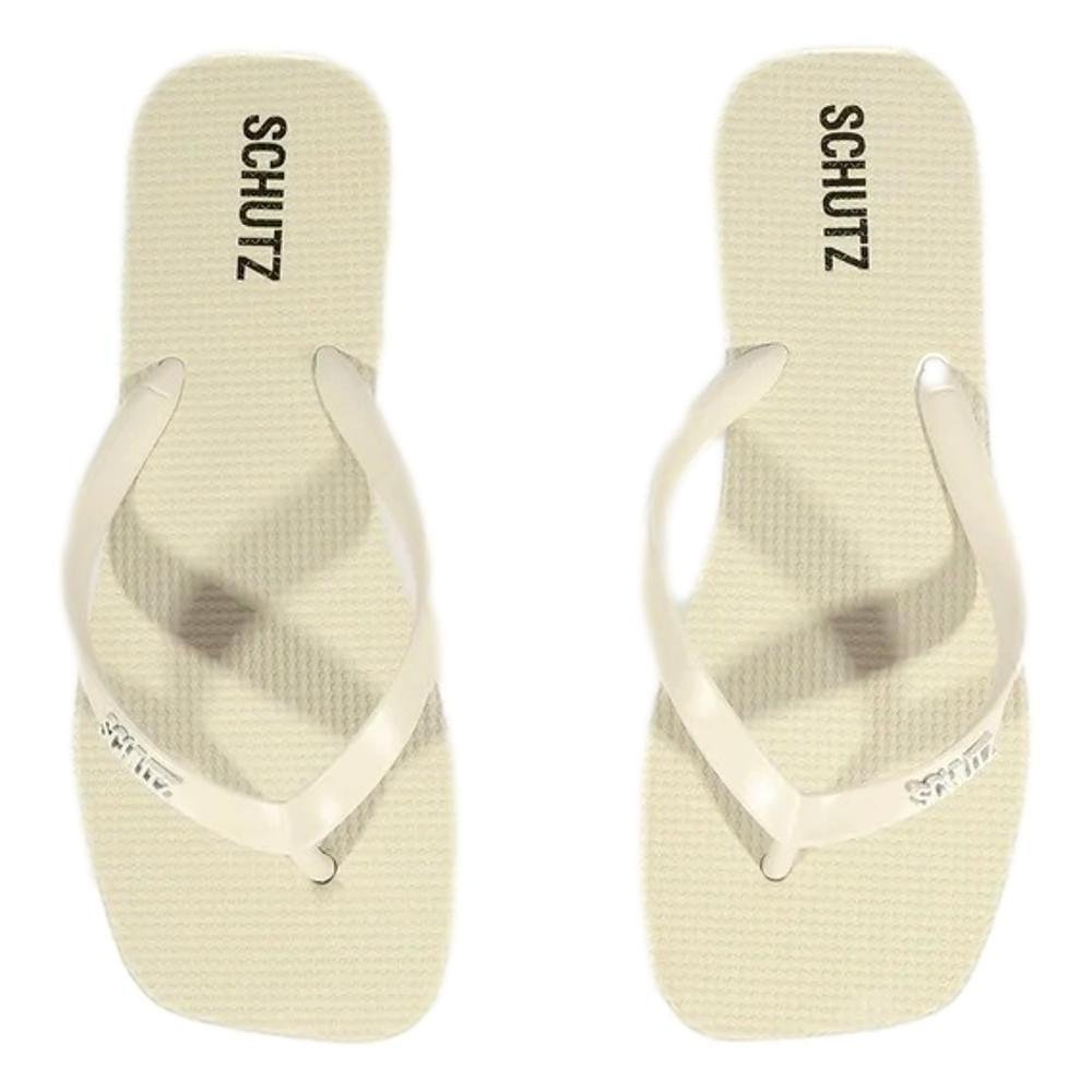 CHINELO COURO SCHUTZ FEMININO SQUARE S222950001 Branco 4