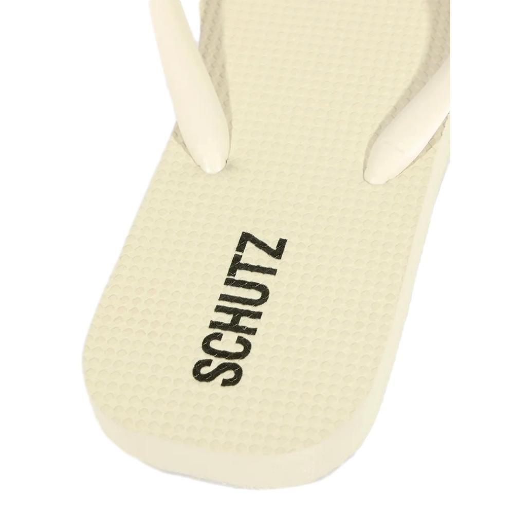 CHINELO COURO SCHUTZ FEMININO SQUARE S222950001 Branco 5