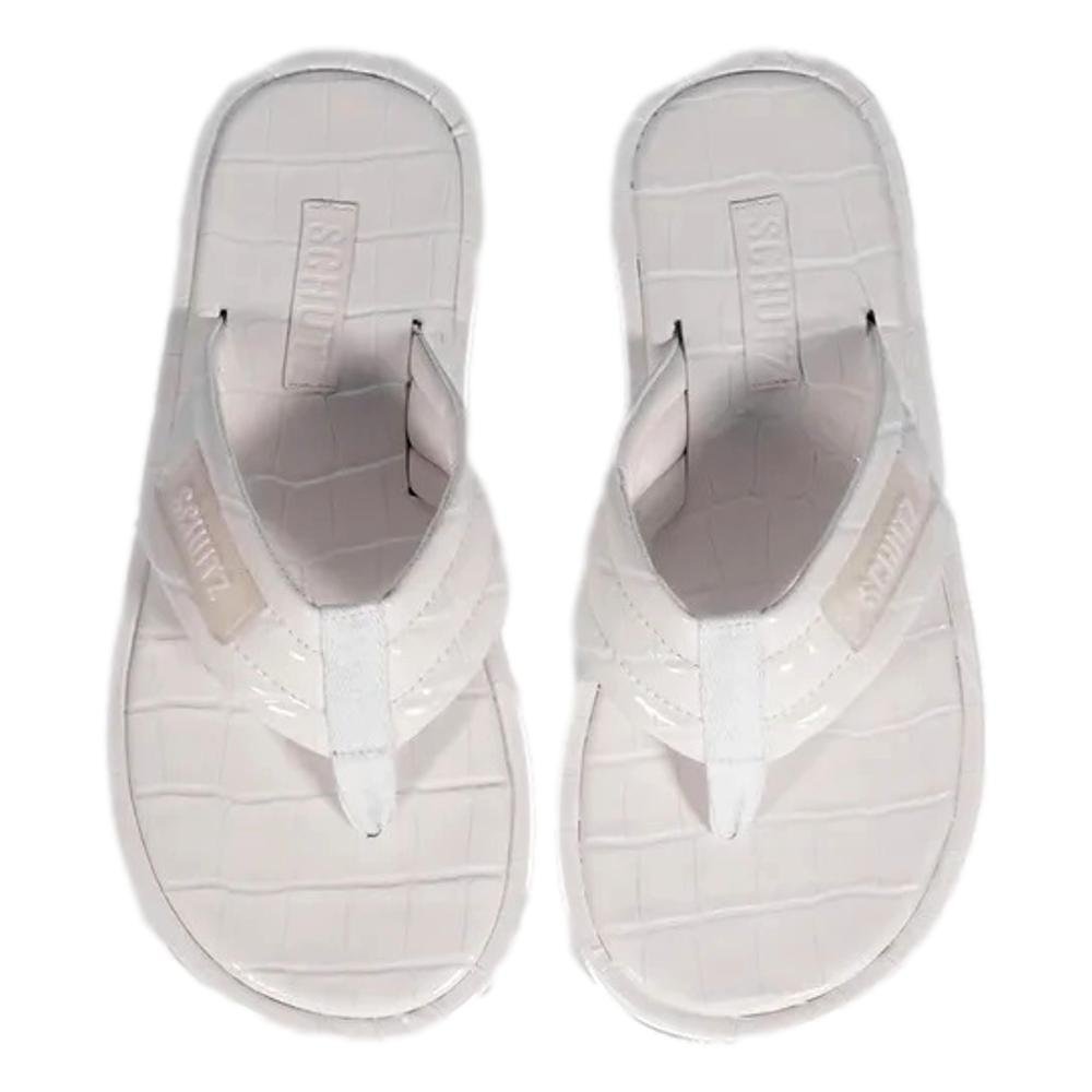 CHINELO SCHUTZ COURO FEMININO ZOE S221290001 Branco 4