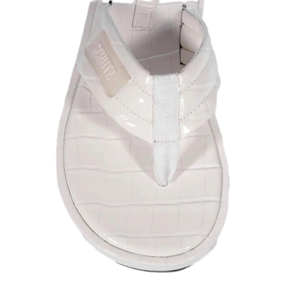 CHINELO SCHUTZ COURO FEMININO ZOE S221290001 Branco 6