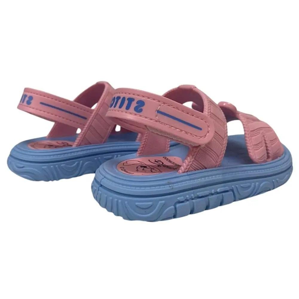 SANDÁLIA STICH DISNEY PUFF BAG C/MOCHILA INFANTIL MENINA 23224 Rosa 3