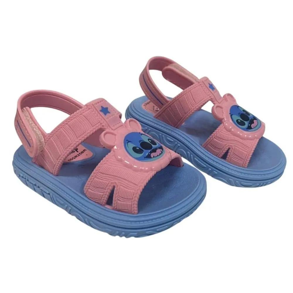 SANDÁLIA STICH DISNEY PUFF BAG C/MOCHILA INFANTIL MENINA 23224 Rosa 4