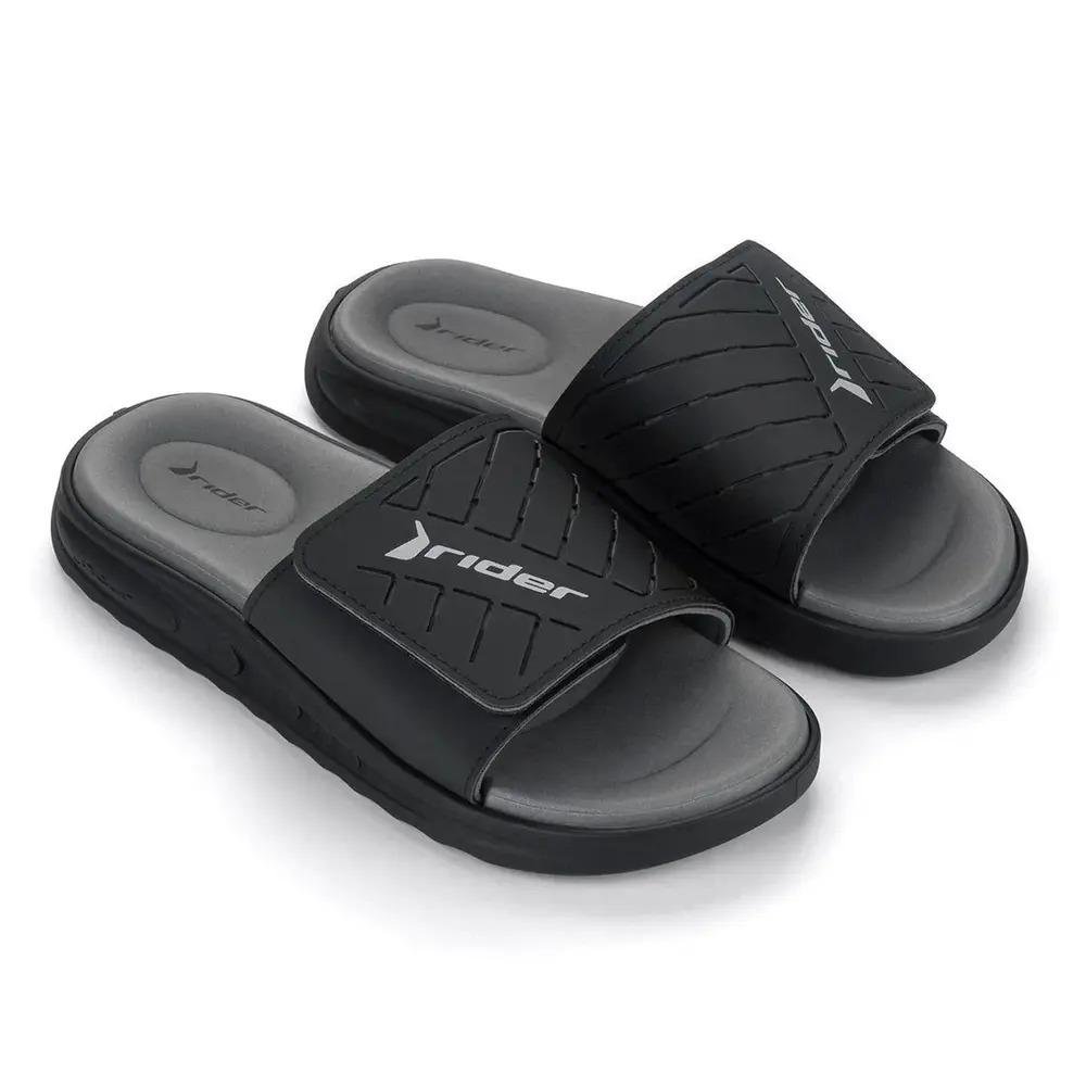 CHINELO RIDER SLIDE MASCULINO R SOFT PLUS 12529 Preto 2