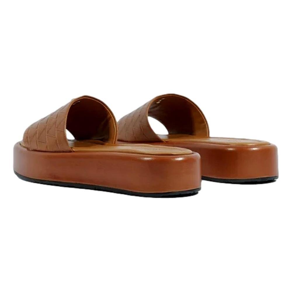 TAMANCO SCHUTZ FLATFORM FEMININO TRIANGULO S218690057 Marrom 3