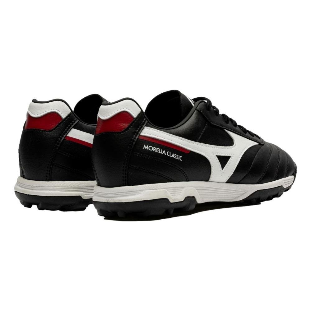 CHUTEIRA MIZUNO SOCIETY MORELIA CLASSIC MASCULINO 107678678 Preto/Branco 4